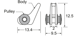 thumbnail image 2 of Buy Fuji EHKM-S Adjustable Plastic Hook Keeper S (5797) At Affordable 2 of 10