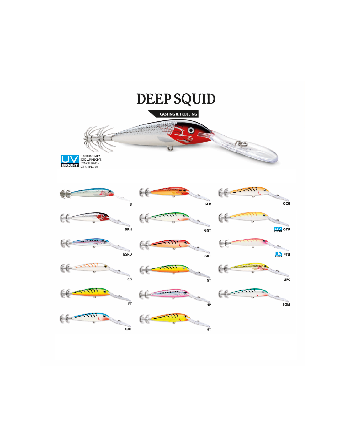 Rapala Squid Deep 9cm - immagine 3