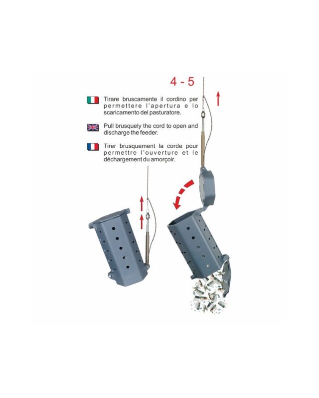 AMI DA PESCA SET 4 MAZZETTE PASTURATORE FIUME BARCA CEFALO CARPE - Foto 8